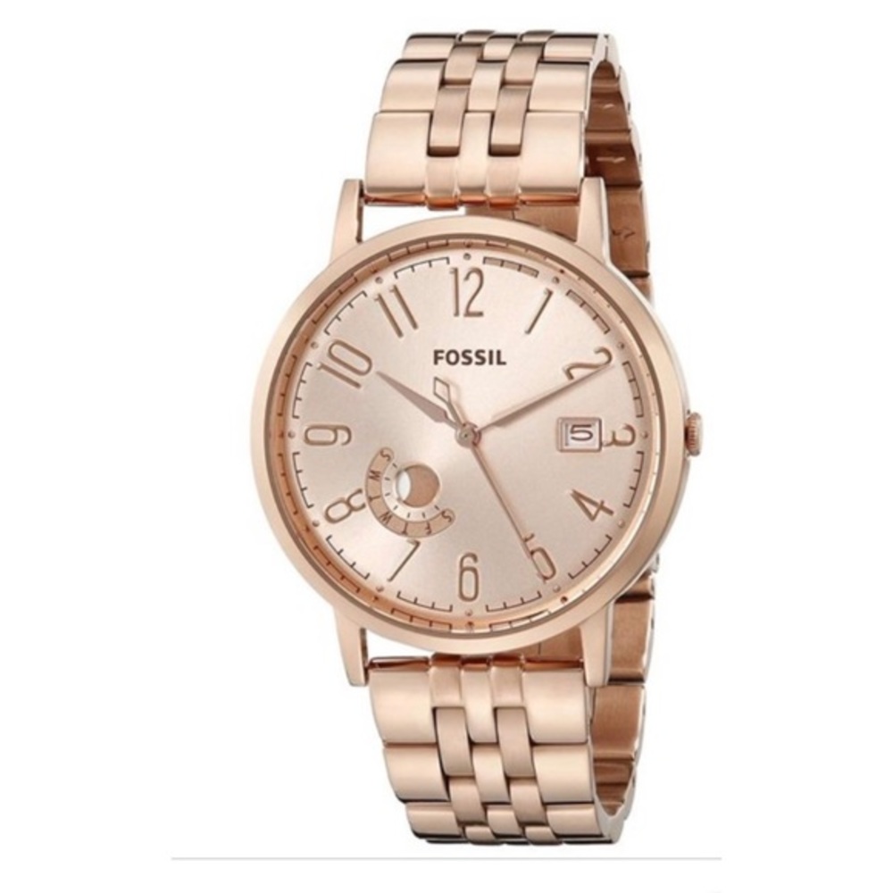 Fossil, womens, vintage muse watch, rosegold